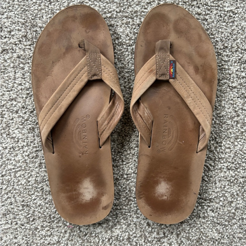 Men’s Rainbow flip flops